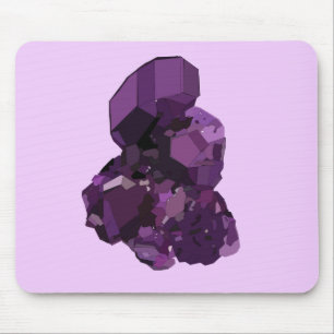 Alfombrilla de ratón de arte vectorial de amatista