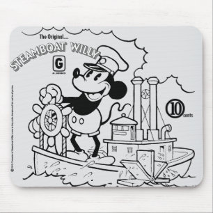 Alfombrilla de ratón de Barco de Vapor Willie