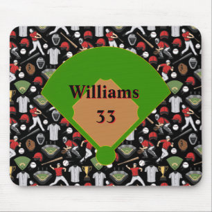 Alfombrilla de ratón de béisbol personalizada