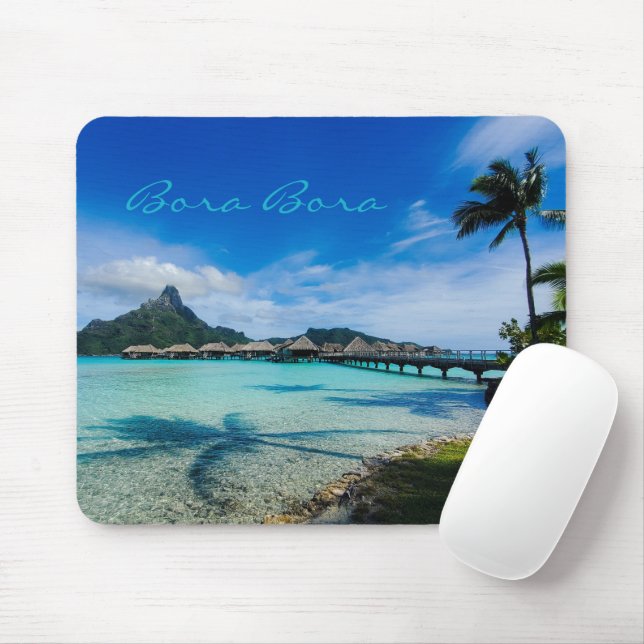 Alfombrilla de ratón de Bora Bora (Con ratón)