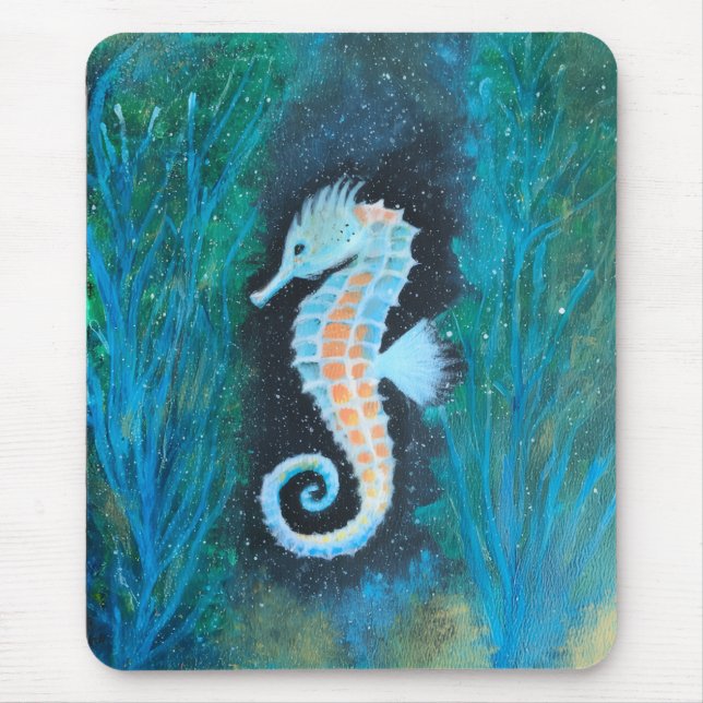 Alfombrilla de ratón de caballito de mar (Frente)