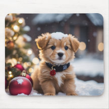 Alfombrilla de ratón de cachorro adorable para las