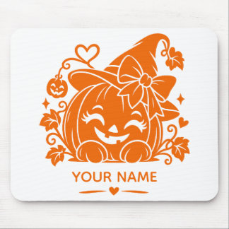 Alfombrilla de ratón de calabaza personalizada de