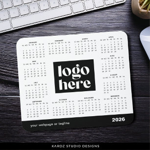 Alfombrilla de ratón de calendario anual 2026 de n