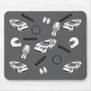 Alfombrilla de ratón de carreras de coches