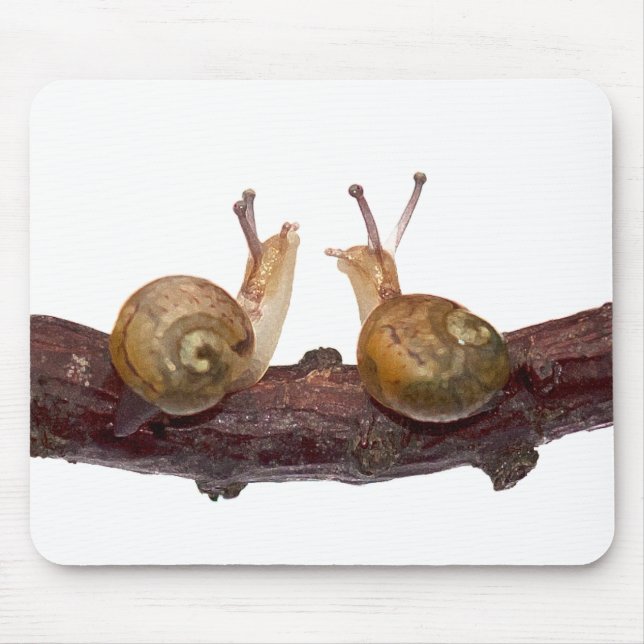 Alfombrilla de ratón de charla de caracol bebé (Frente)