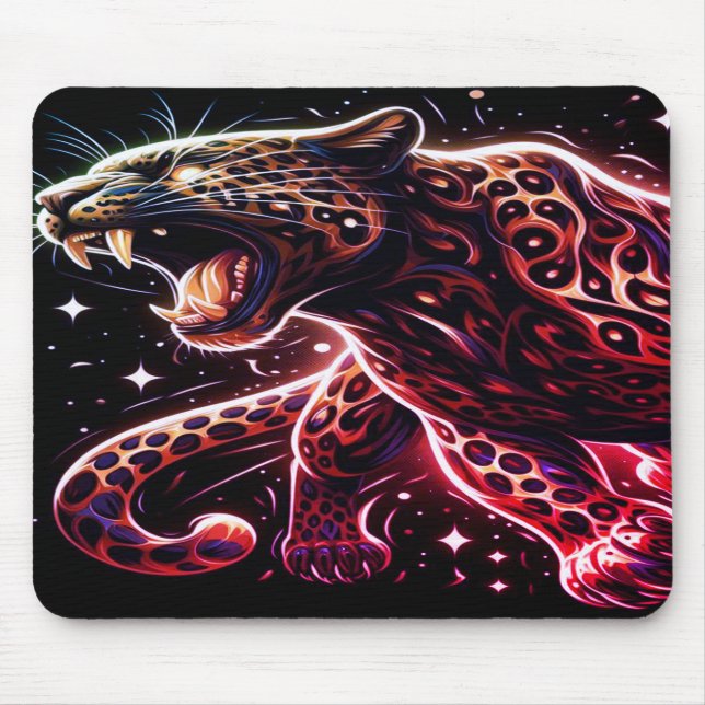 Alfombrilla de ratón de computadora con gato grand (Frente)