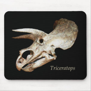 Alfombrilla de ratón de cráneo de Triceratops