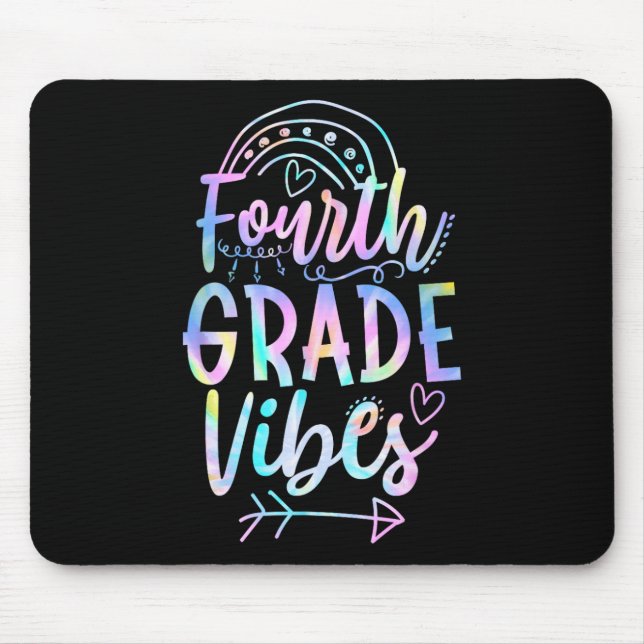 Alfombrilla De Ratón De Cuarto Grado Vibes De Vuelta A Los Maestros Del (Frente)