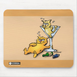 Alfombrilla de ratón de dibujos animados dorados C