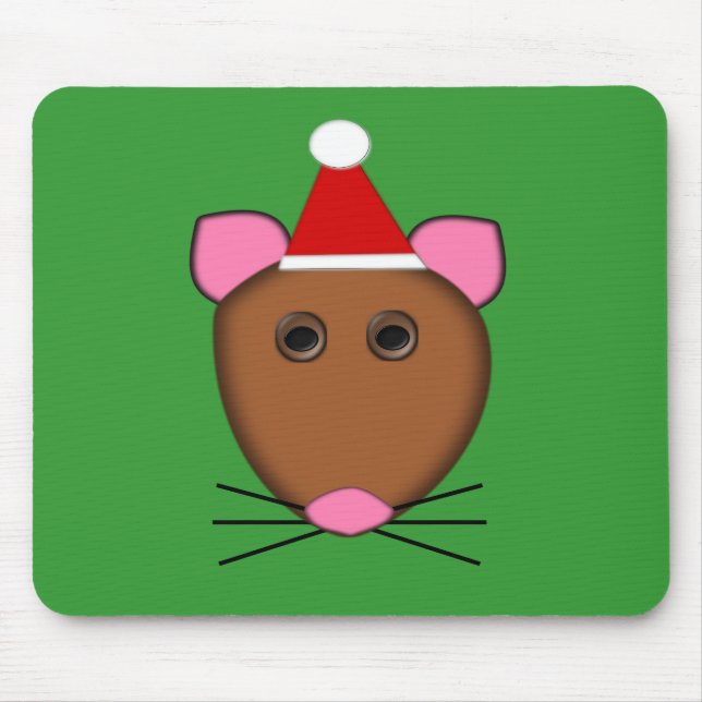 Alfombrilla de ratón de Feliz Navidad (Frente)