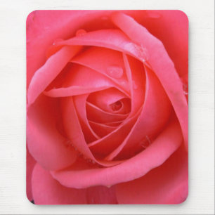 Alfombrilla de ratón de flores rosadas regalos dec