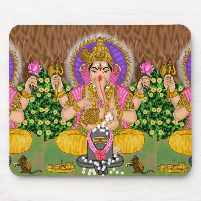 Alfombrilla de ratón de Ganesha (Frente)