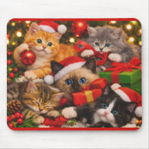 Alfombrilla de ratón de gatitos adorables de Navid
