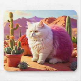 Alfombrilla de ratón de gato diseñada para amantes