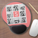 Alfombrilla De Ratón De Gel Crear su propio monograma de Personalizado de Inst<br><div class="desc">Utiliza 8 fotos cuadradas para crear un regalo único y personal. O puedes mantener al cachorro hipster y hacer un keepsake de moda. Si necesita ajustar las imágenes,  haga clic en la herramienta personalizar para realizar cambios.</div>