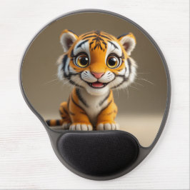 Alfombrilla De Ratón De Gel Cute Tiger Mousepad