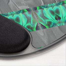Alfombrilla De Ratón De Gel Extraño tono satinado, de verde a carbón