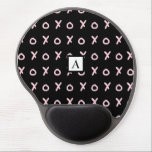 Alfombrilla De Ratón De Gel La moda del Black & Baby Pink X O XO XO<br><div class="desc">almohadilla de ratón personalizado</div>