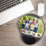 Alfombrilla De Ratón De Gel Mejor familia de la historia - Collage de fotos co<br><div class="desc">Mantén tu espacio de trabajo productivo con este feliz recordatorio de tu "por qué"! La plantilla de este gel mousepad está preparada para que añadas 5 de tus fotos favoritas. La foto principal será usada como fondo y las 4 fotos restantes serán distribuidas en una tira de fotos en zigzag...</div>