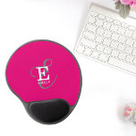 Alfombrilla De Ratón De Gel Moderna y elegante tipografía de monograma rosa ca<br><div class="desc">Con un atractivo llamativo y audaz, esta moderna almohadilla de ratón tiene una hermosa representación de su nombre y monograma con serios clásicos y una tipografía de escritura más ornamentada en un diseño simétrico equilibrado. Los tres elementos se mezclan con una bella armonía y crean su propio logo personal de...</div>