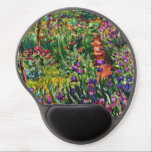 Alfombrilla De Ratón De Gel Monet - El jardín de Iris en Giverny<br><div class="desc">Pintura de Claude Monet,  el Jardín Iris de Giverny,  almohadilla de gel para ratones.</div>