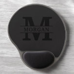 Alfombrilla De Ratón De Gel Monograma y nombre elegantes personalizados<br><div class="desc">Añada un toque de elegancia a sus productos esenciales diarios con este monograma personalizado y el nombre del producto. Con un diseño refinado y detalles de personalizable, combina sofisticación y funcionalidad. Ya sea para uso personal o como un regalo reflexivo, este artículo muestra un elegante monograma y su nombre elegido,...</div>