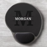 Alfombrilla De Ratón De Gel Monograma y nombre elegantes personalizados<br><div class="desc">Añada un toque de elegancia a sus productos esenciales diarios con este monograma personalizado y el nombre del producto. Con un diseño refinado y detalles de personalizable, combina sofisticación y funcionalidad. Ya sea para uso personal o como un regalo reflexivo, este artículo muestra un elegante monograma y su nombre elegido,...</div>