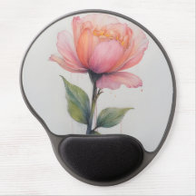 Mousemat de flor rosa