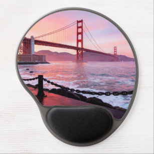 Alfombrilla De Ratón De Gel Puente Golden Gate, fotografía panorámica,