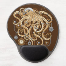 Pulpo Steampunk Retro Fantasía Mecánica