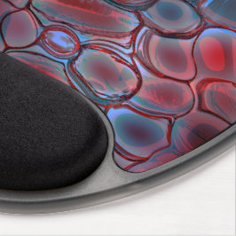 Alfombrilla De Ratón De Gel Tejido de células rojas con bombilla suave o infla
