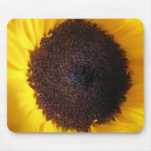 Alfombrilla de ratón de girasol (Frente)