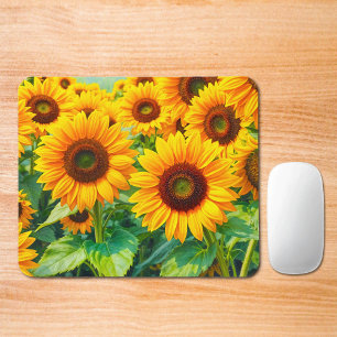 Alfombrilla de ratón de girasoles