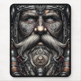 Alfombrilla de ratón de guerrero vikingo