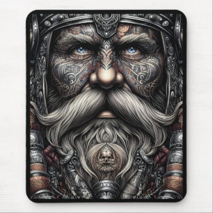 Alfombrilla de ratón de guerrero vikingo
