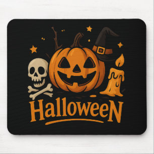 Alfombrilla de ratón de Halloween de calabaza lind
