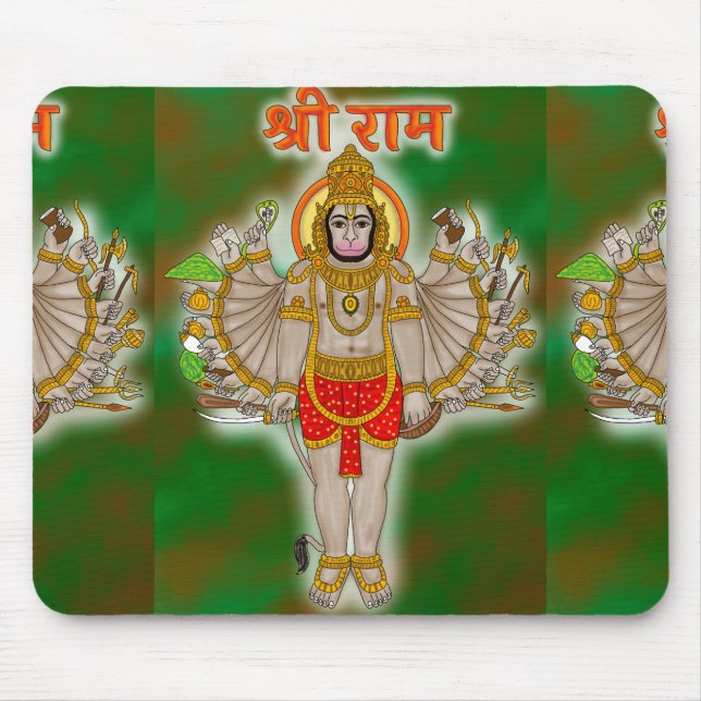 Alfombrilla de ratón de Hanuman (Frente)