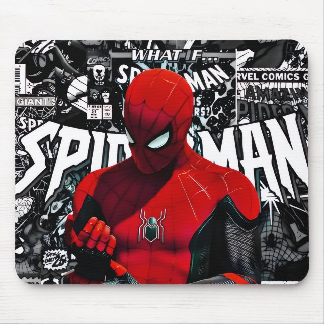 Alfombrilla de ratón de héroe web de cómic - Super (Frente)