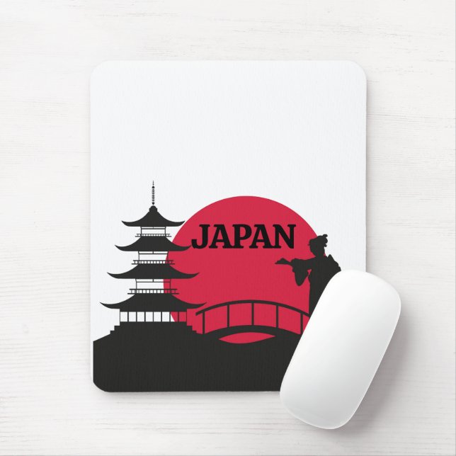 Alfombrilla de ratón de Japón (Con ratón)
