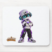 Alfombrilla de ratón de juego de robot de IA futur