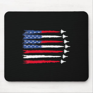 Alfombrilla De Ratón De Julio Luchador Patriótico Rojo Azul Blanco