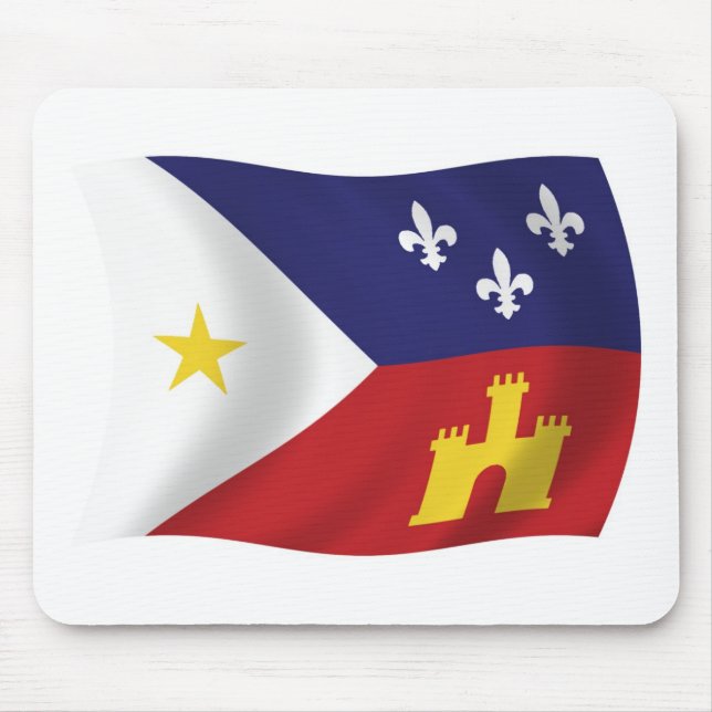 Alfombrilla de ratón de la bandera de Acadiana (Frente)