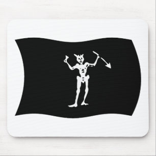 Alfombrilla de ratón de la bandera de Barbanegra