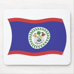 Alfombrilla de ratón de la bandera de Belice