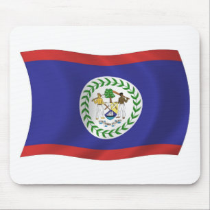 Alfombrilla de ratón de la bandera de Belice