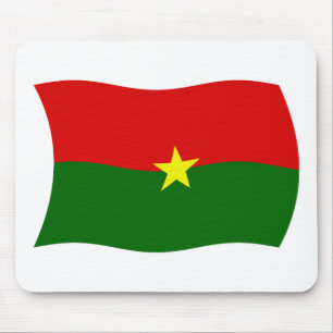 Alfombrilla de ratón de la bandera de Burkina Faso