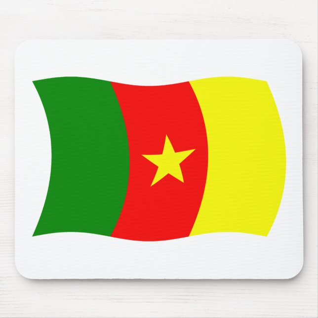 Alfombrilla de ratón de la bandera de Camerún (Frente)
