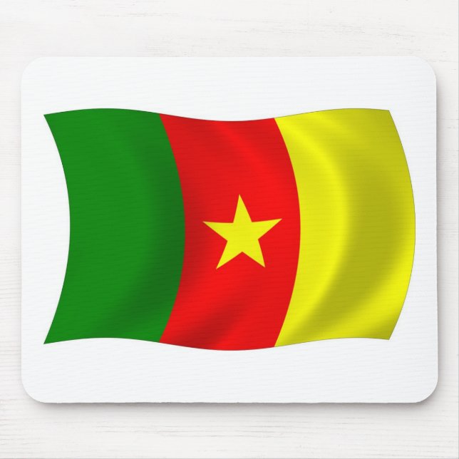 Alfombrilla de ratón de la bandera de Camerún (Frente)