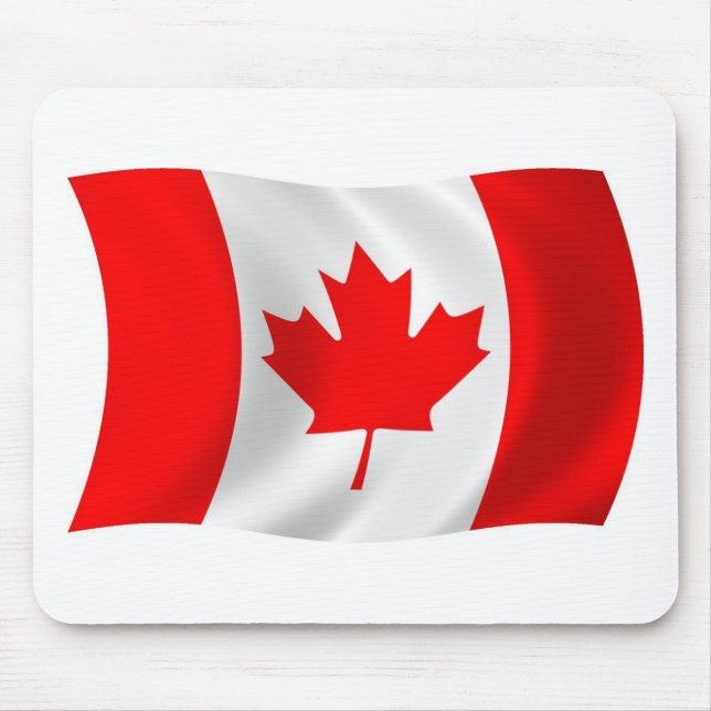 Alfombrilla de ratón de la bandera de Canadá (Frente)